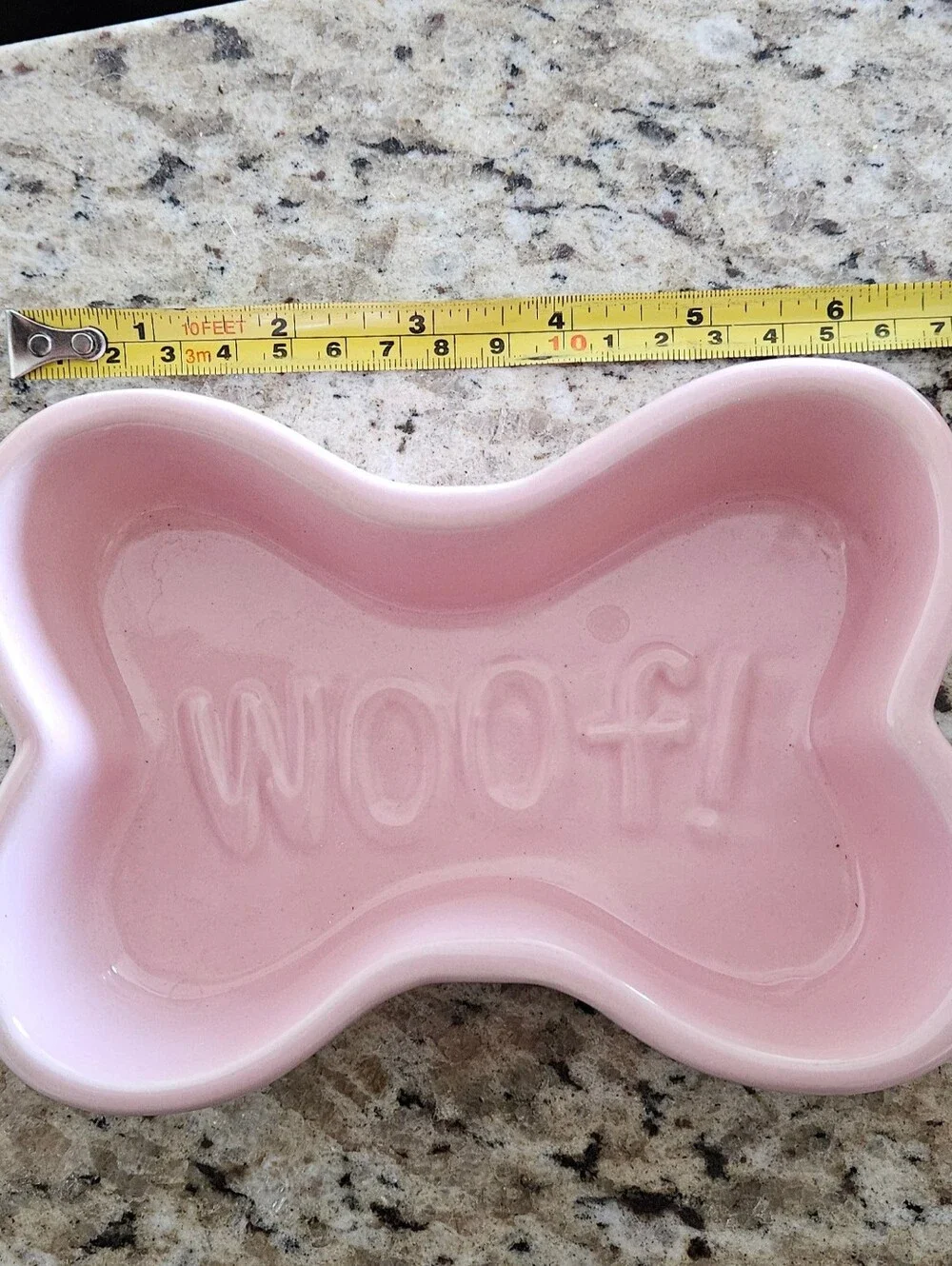​Pink Ceramic Dog Bowl Bundle: Top Paw & Blue Harbor Collection